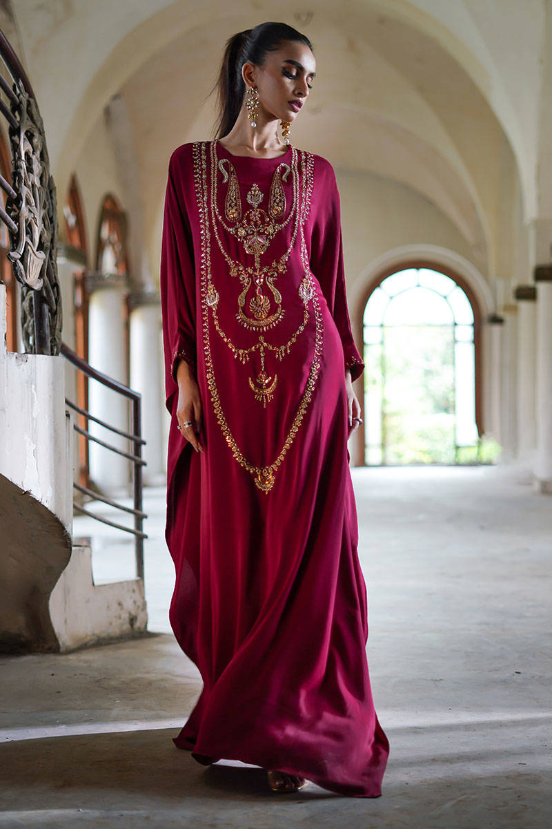 Floor length outlet kaftan